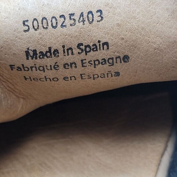 Free People At Ease  Women's Size 6.5 Black slip-on Snake Skin Leather Slide - Picture 10 of 10